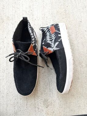 Pendleton Mens PMF19L06-012 Black Vibram Lace Up Wool Sneaker Shoes Size US 13